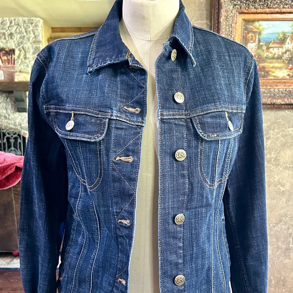 Vintage Dark Wash Lee Brand Jean Jacket Size S